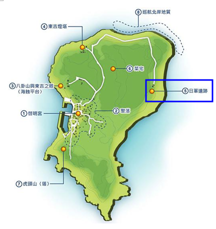 東吉嶼景點地圖