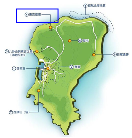 東吉嶼景點地圖