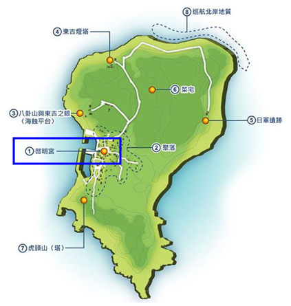 東吉嶼景點地圖