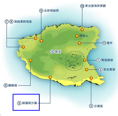 西吉嶼景點地圖