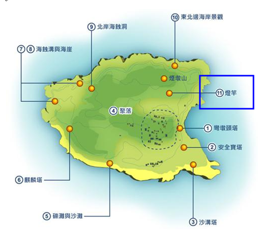 西吉嶼景點地圖