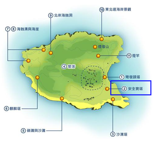 西吉嶼景點地圖