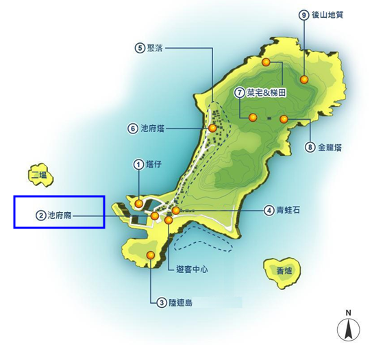 東嶼坪嶼景點地圖