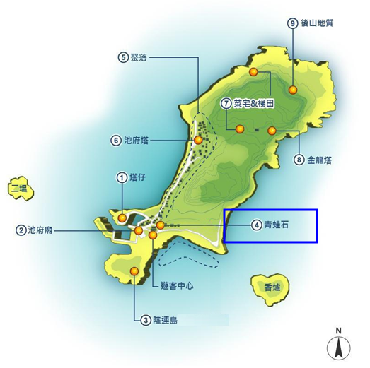 東嶼坪嶼景點地圖