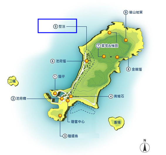 東嶼坪嶼景點地圖